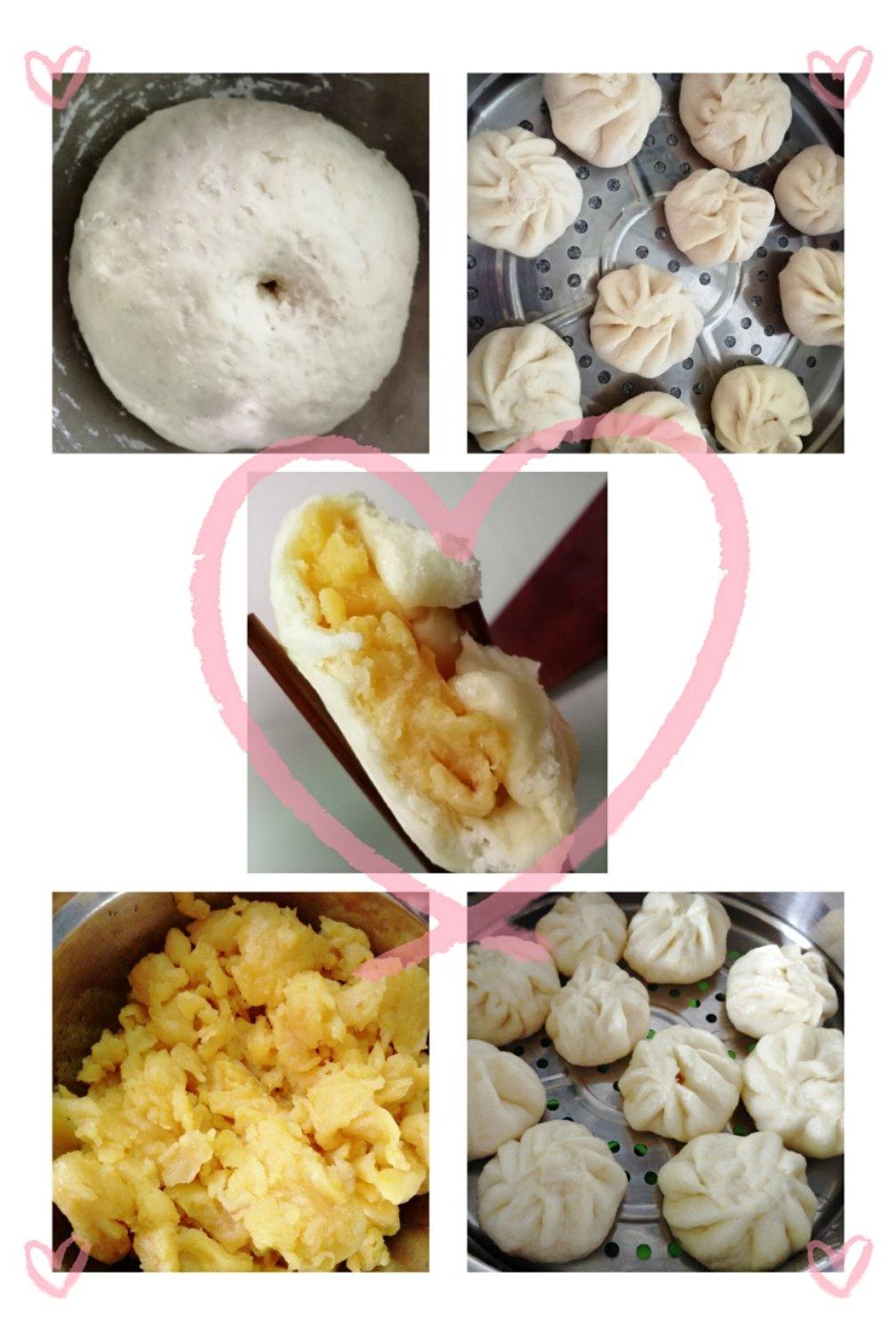 奶黄馅儿和奶黄包