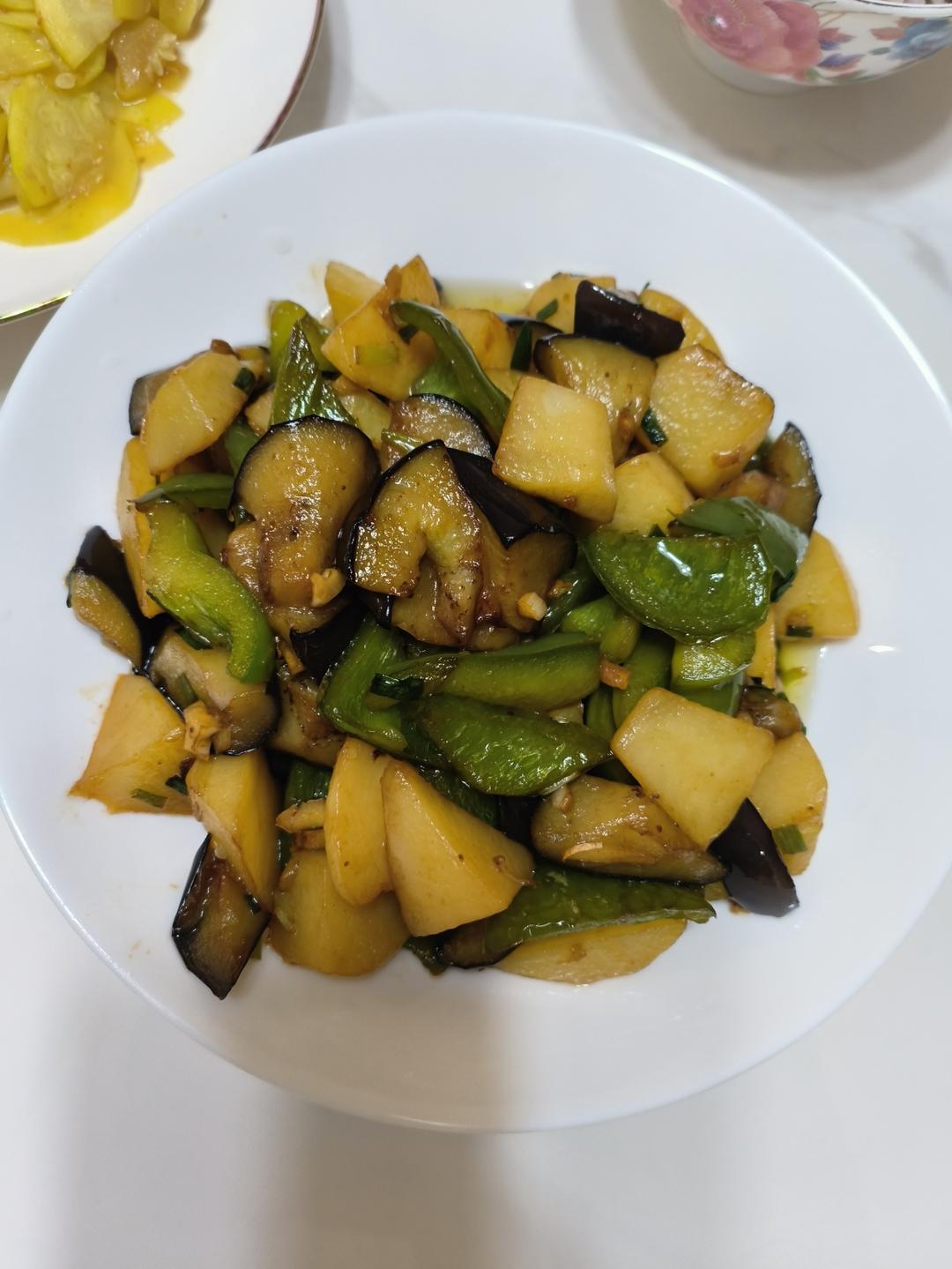 不油炸的少油地三鲜，好吃不油腻！家常版