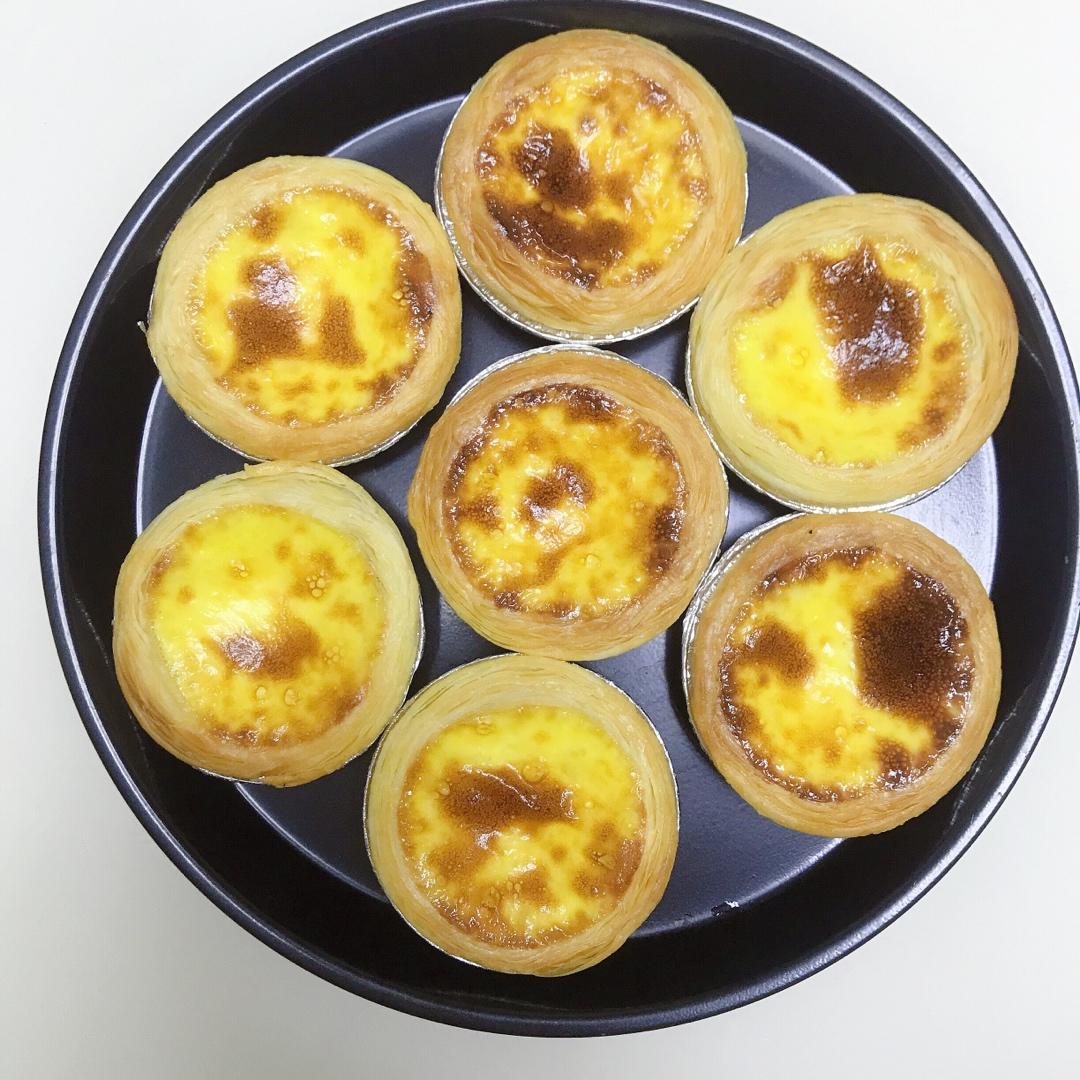 不需要奶油的烤蛋挞