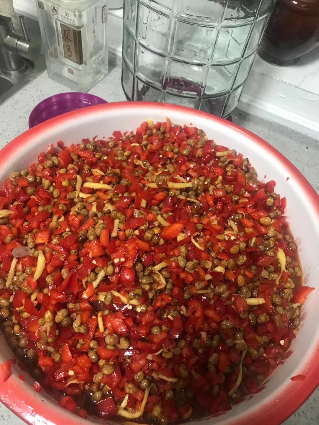 家常红椒酱豆
