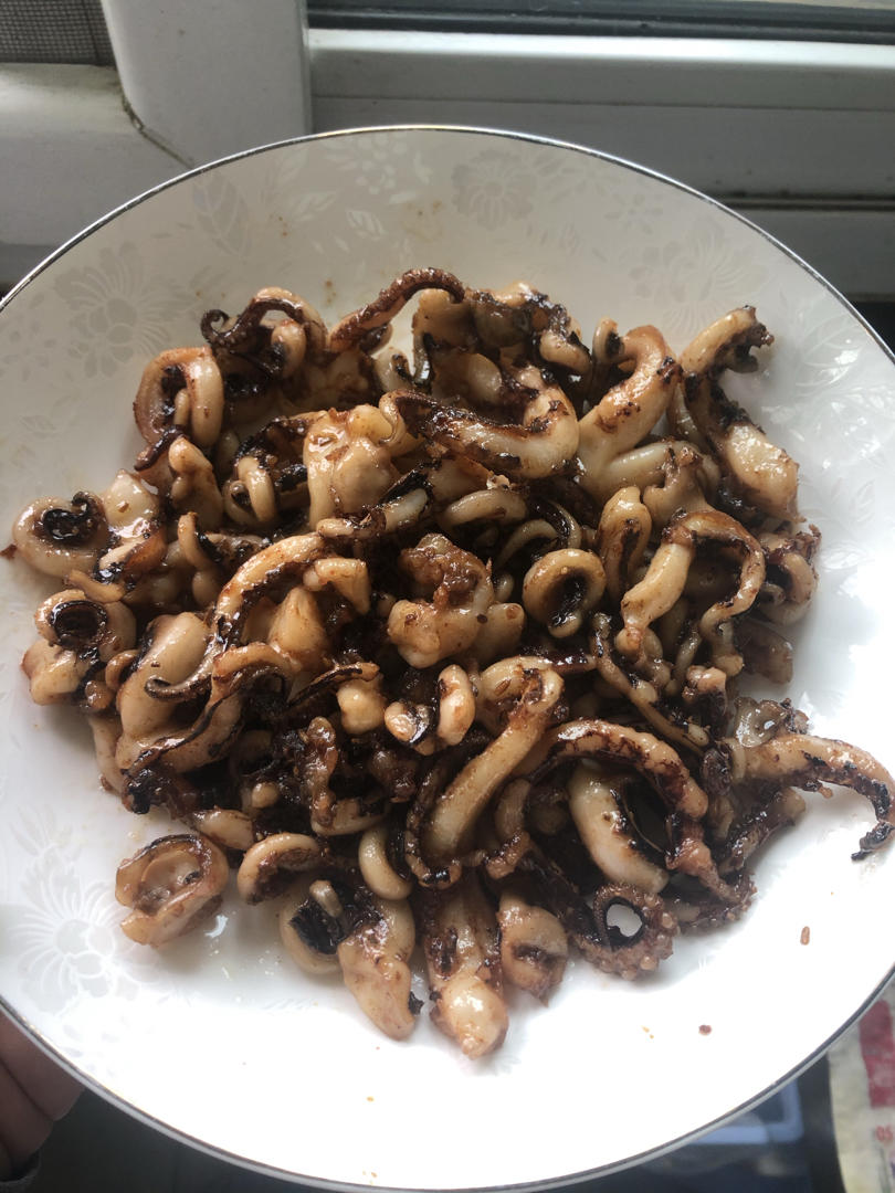 香辣鱿鱼须 赛过铁板的味道