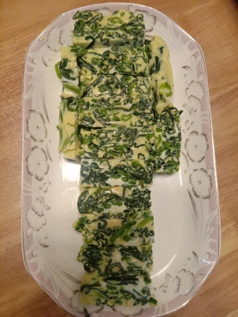 菠菜鸡蛋羹