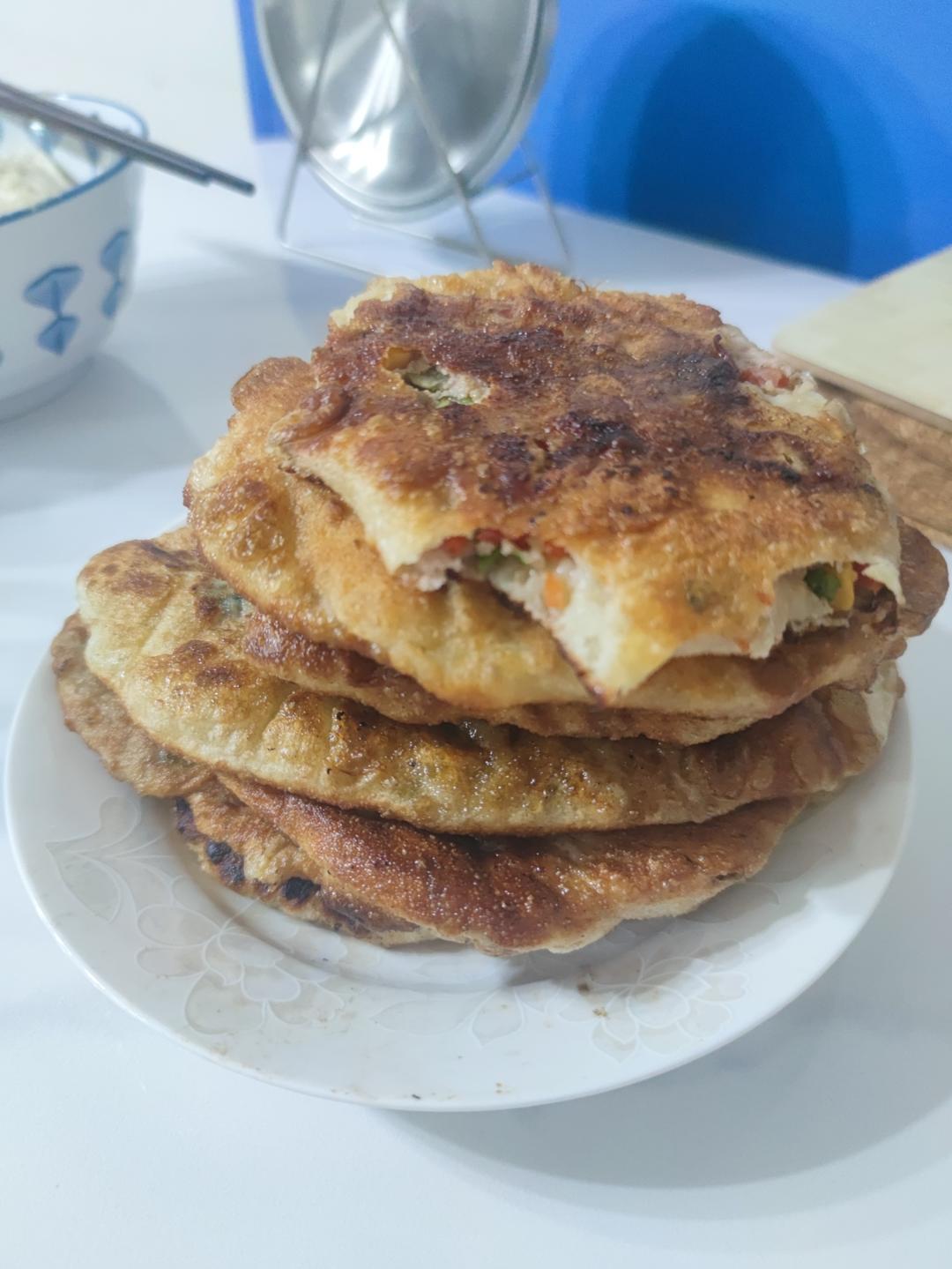 复刻网红葱油肉饼