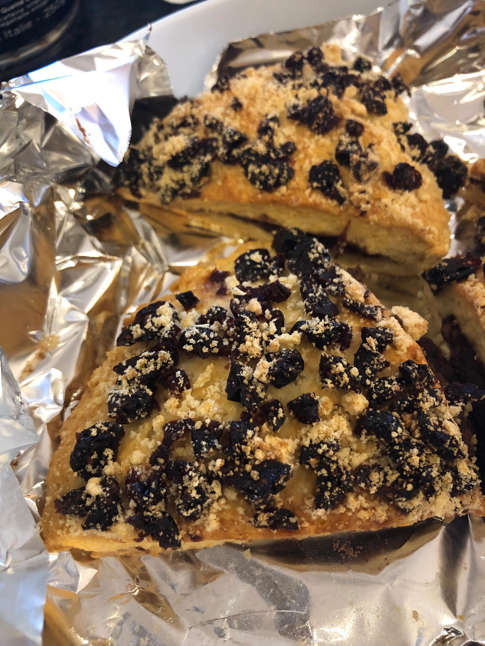 红豆蔓越莓司康（松饼）