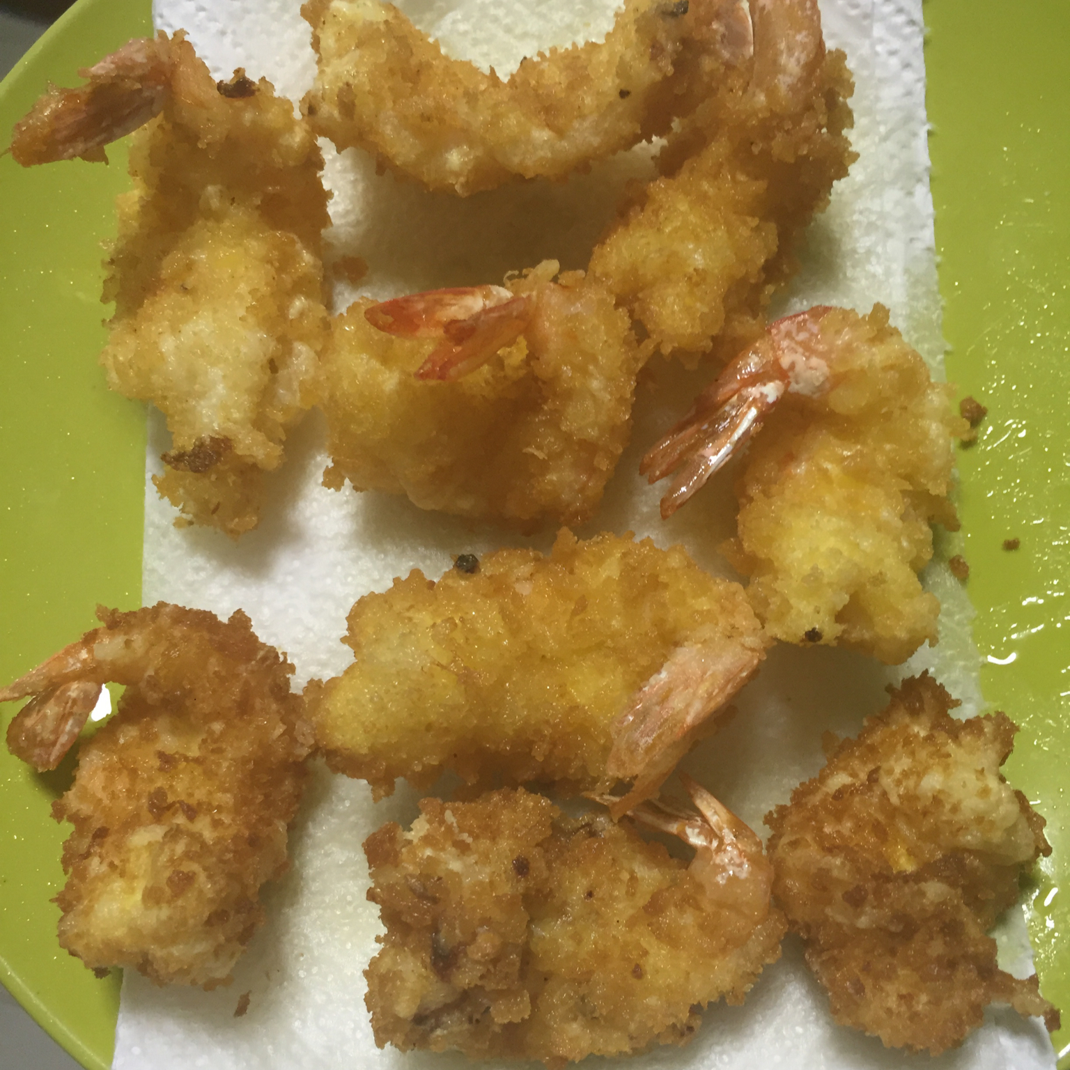 面包糠炸虾