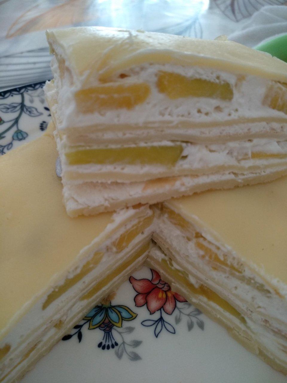 芒果千层蛋糕，100%成功告别煎皮无能