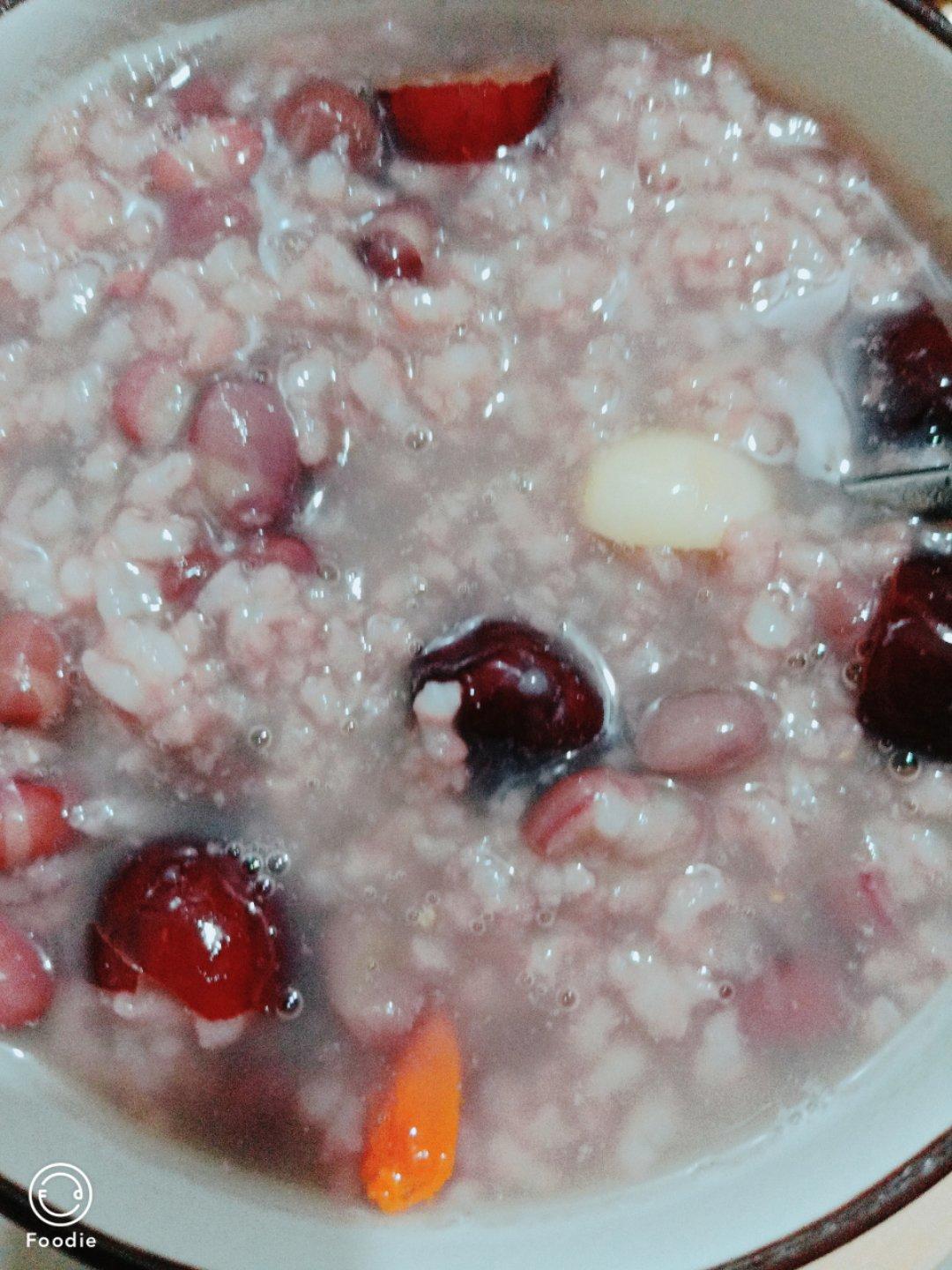 红豆莲子粥