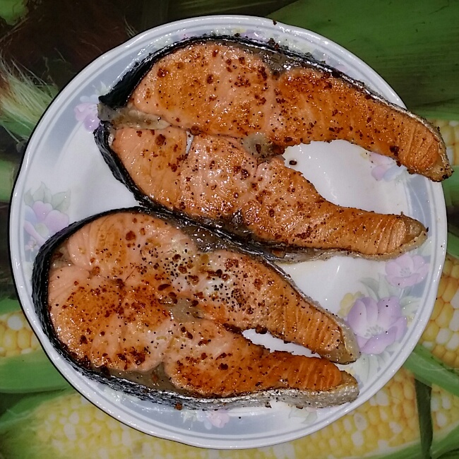 香煎三文鱼扒