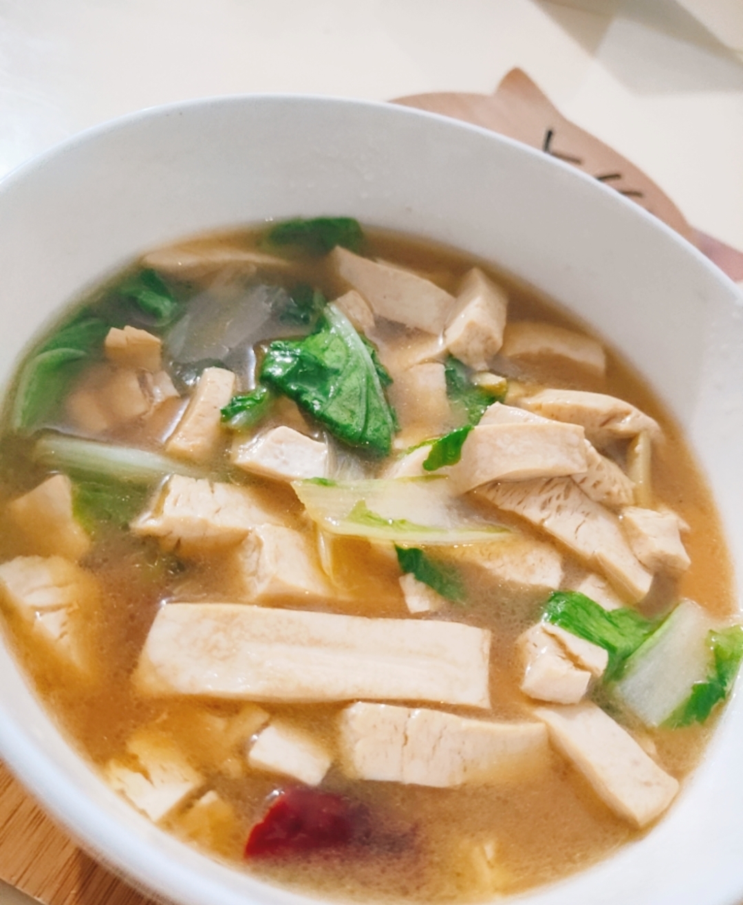 营养健康的白菜豆腐汤的做法