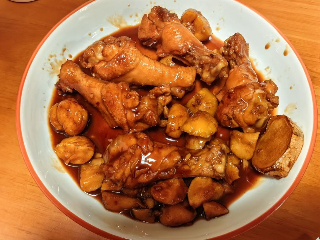 秋天里的美味【板栗烧鸡】含板栗不糊汤的小秘诀