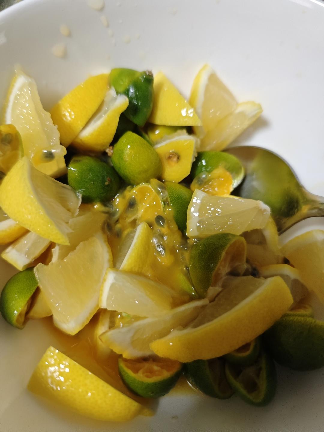 夏日必做！百香果柠檬蜂蜜冻茶