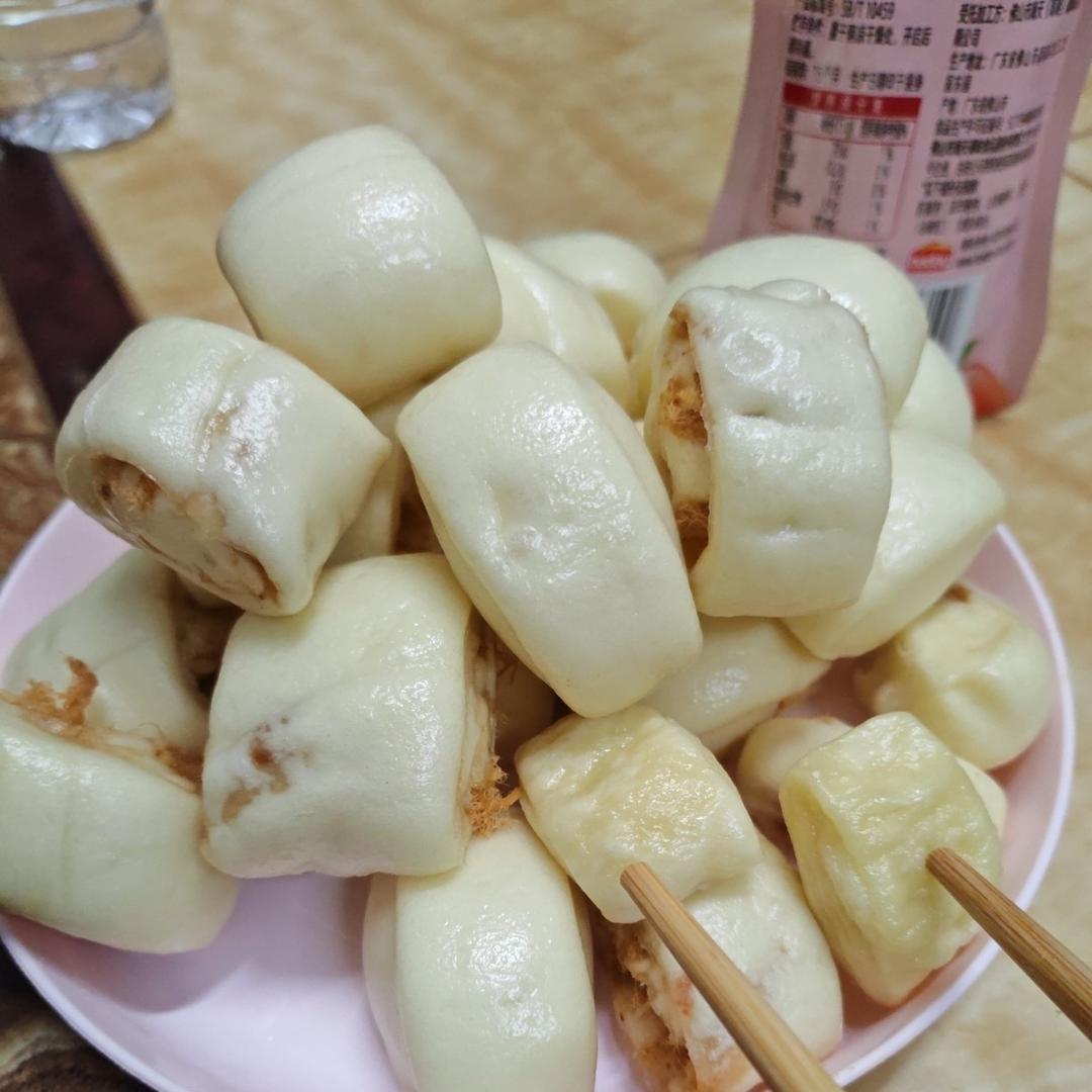 一发奶香小馒头，口感特别好！