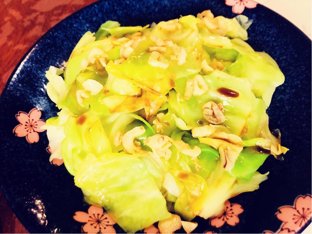 白灼蒜香甘蓝菜