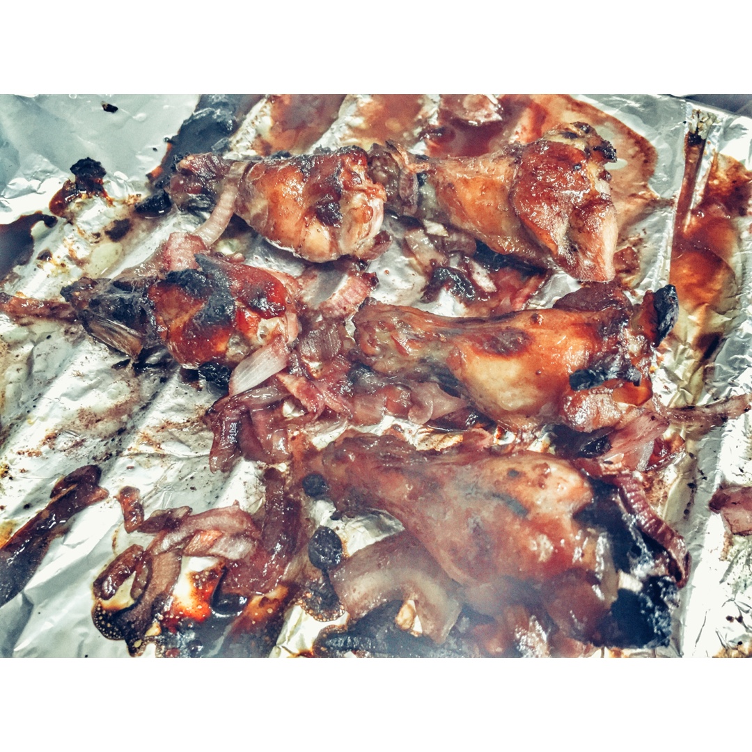 【丘比美食】蓝莓烤鸡翅根