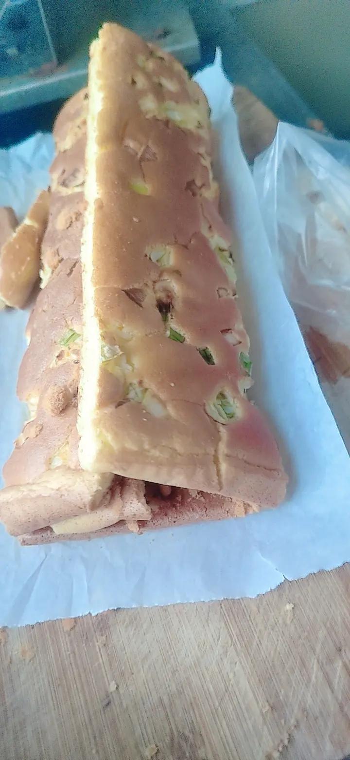 香葱海苔肉松芝麻蛋糕卷