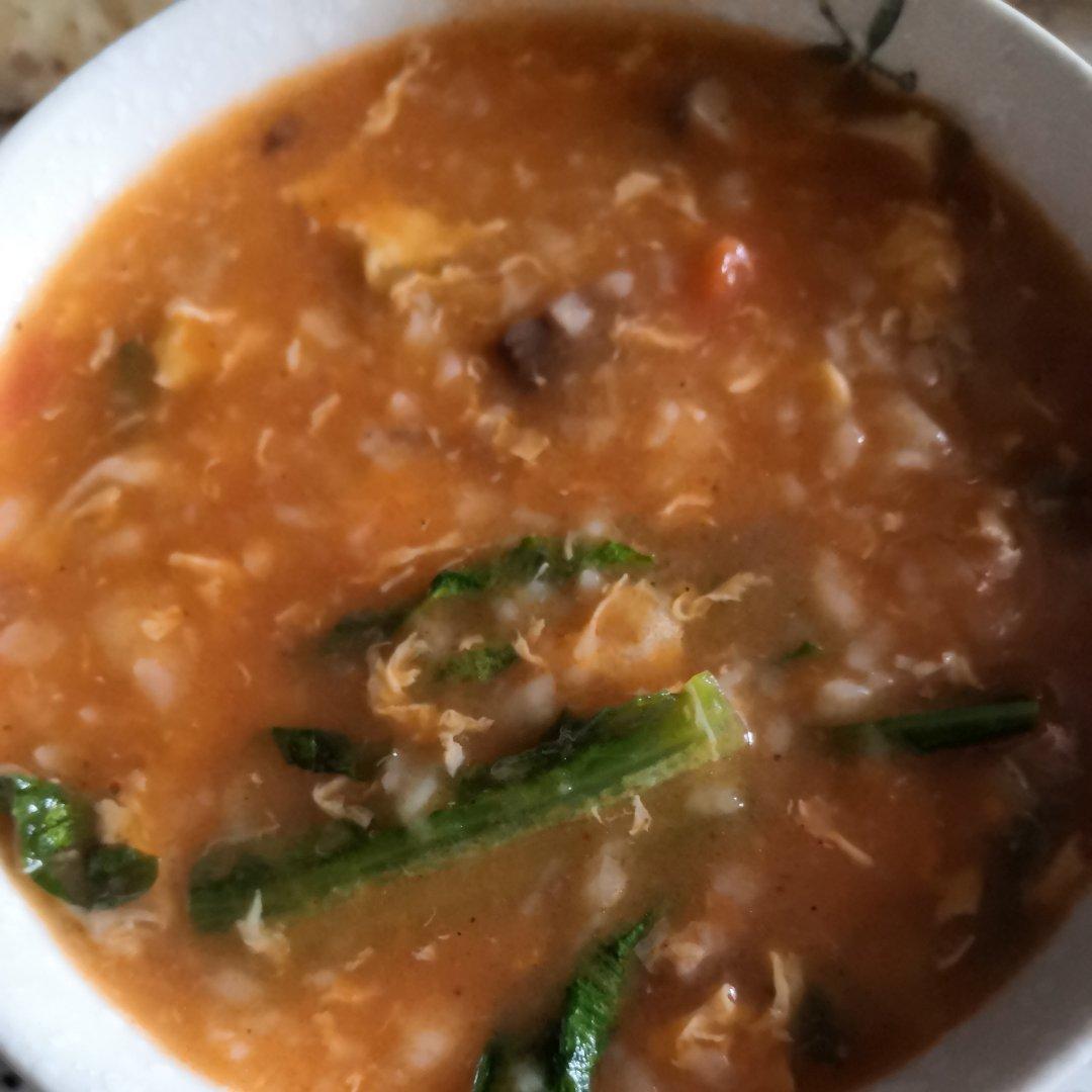 养胃又有营养的番茄疙瘩汤