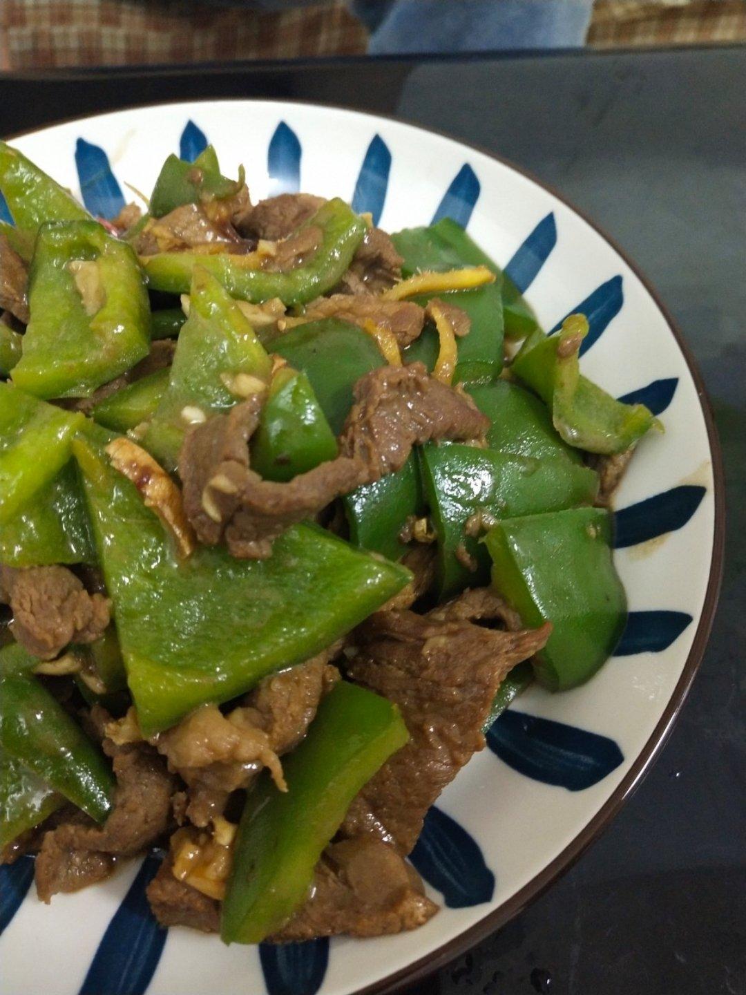 青椒炒牛肉