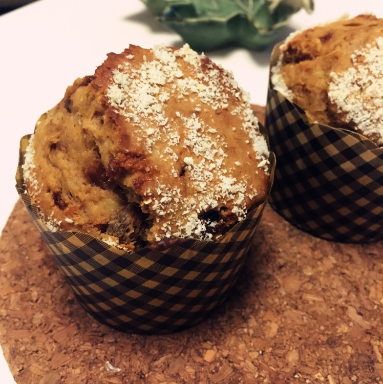 红糖全麦香蕉马芬