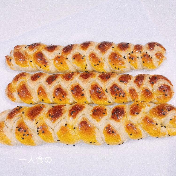 酸奶辫子面包（一次发酵）