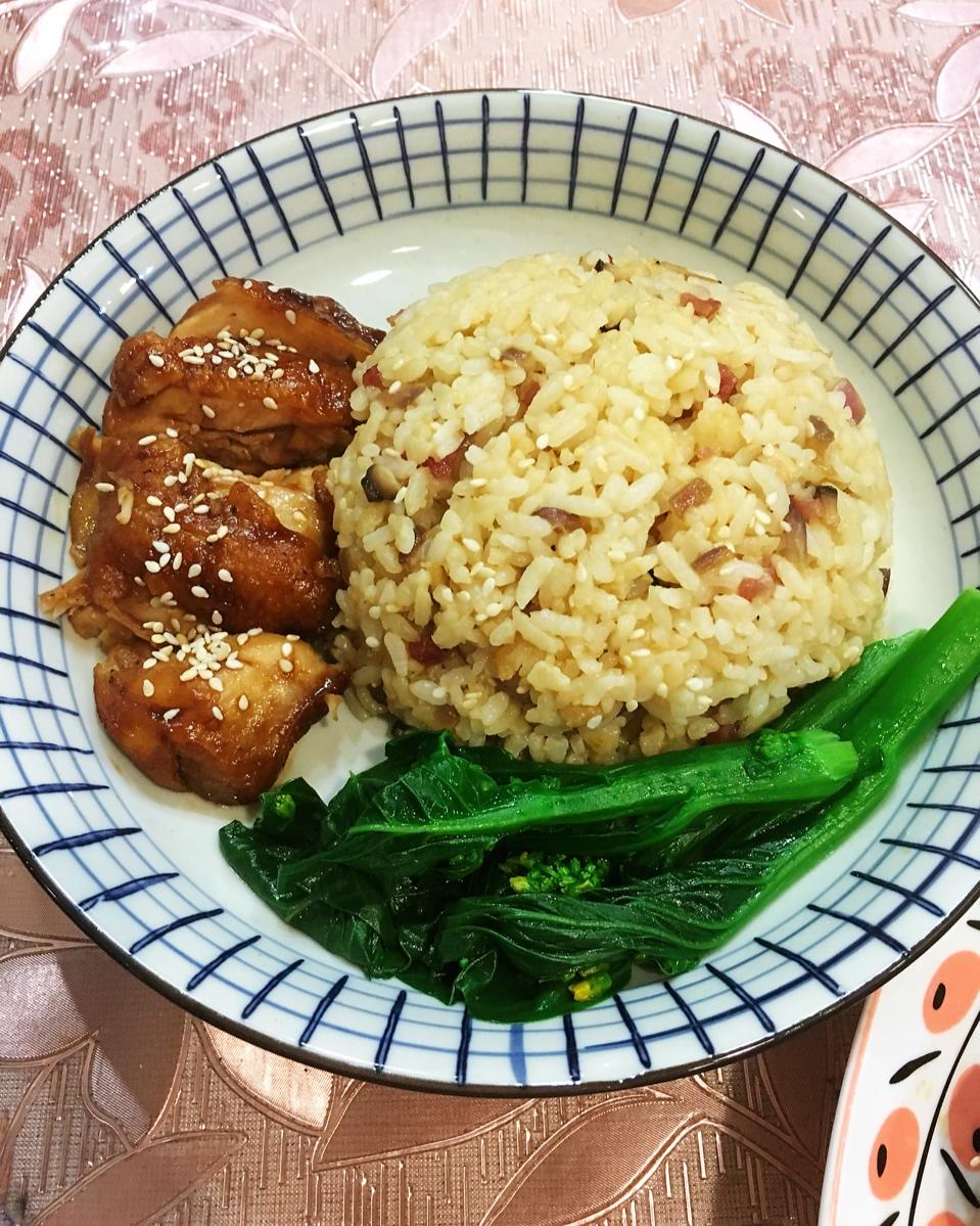 照烧鸡腿饭