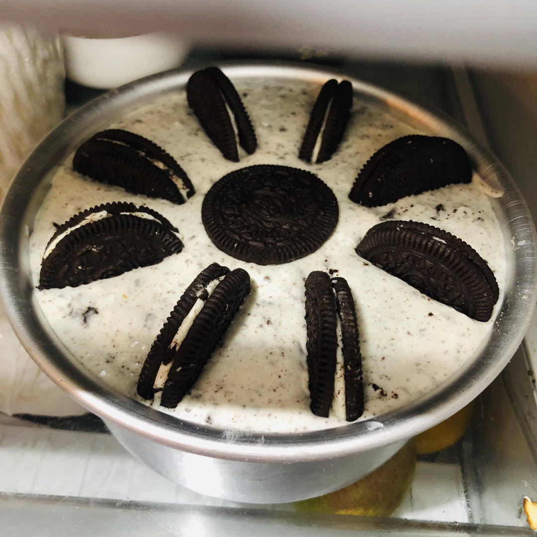 【奥利奥冻芝士蛋糕】拯救新手的免烤美味甜点