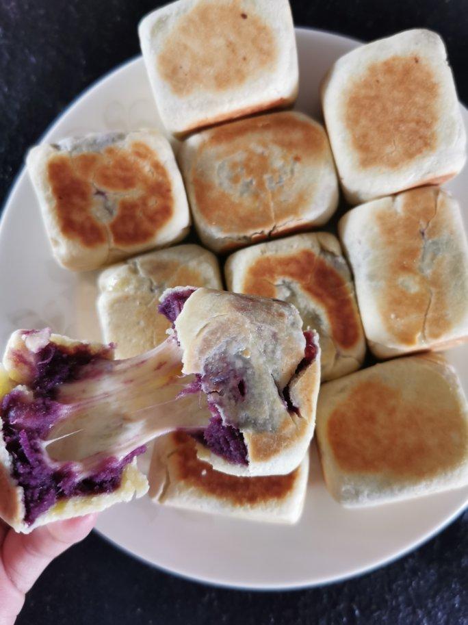 网红爆浆紫薯仙豆糕(低卡版)超长拉丝