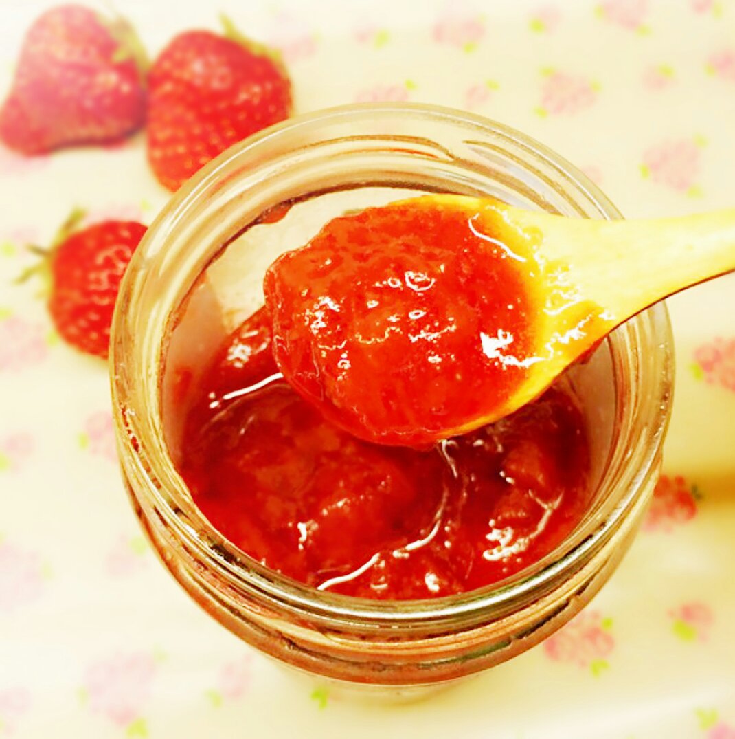 草莓果粒酱的做法