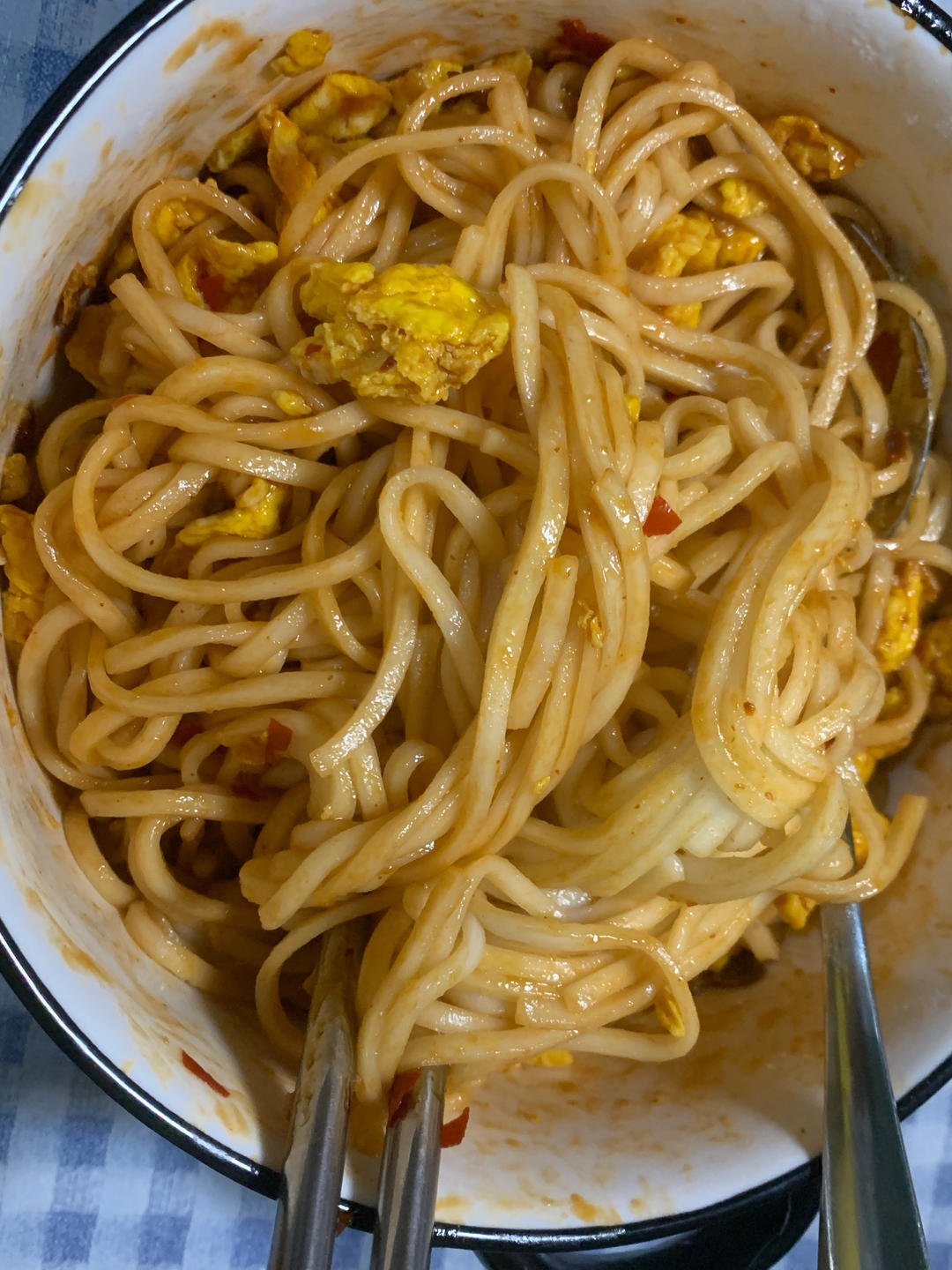 超简单鸡蛋酱拌面