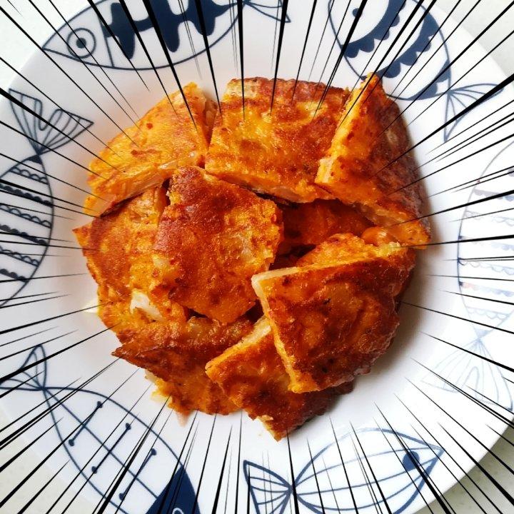 堂妈教你做泡菜饼