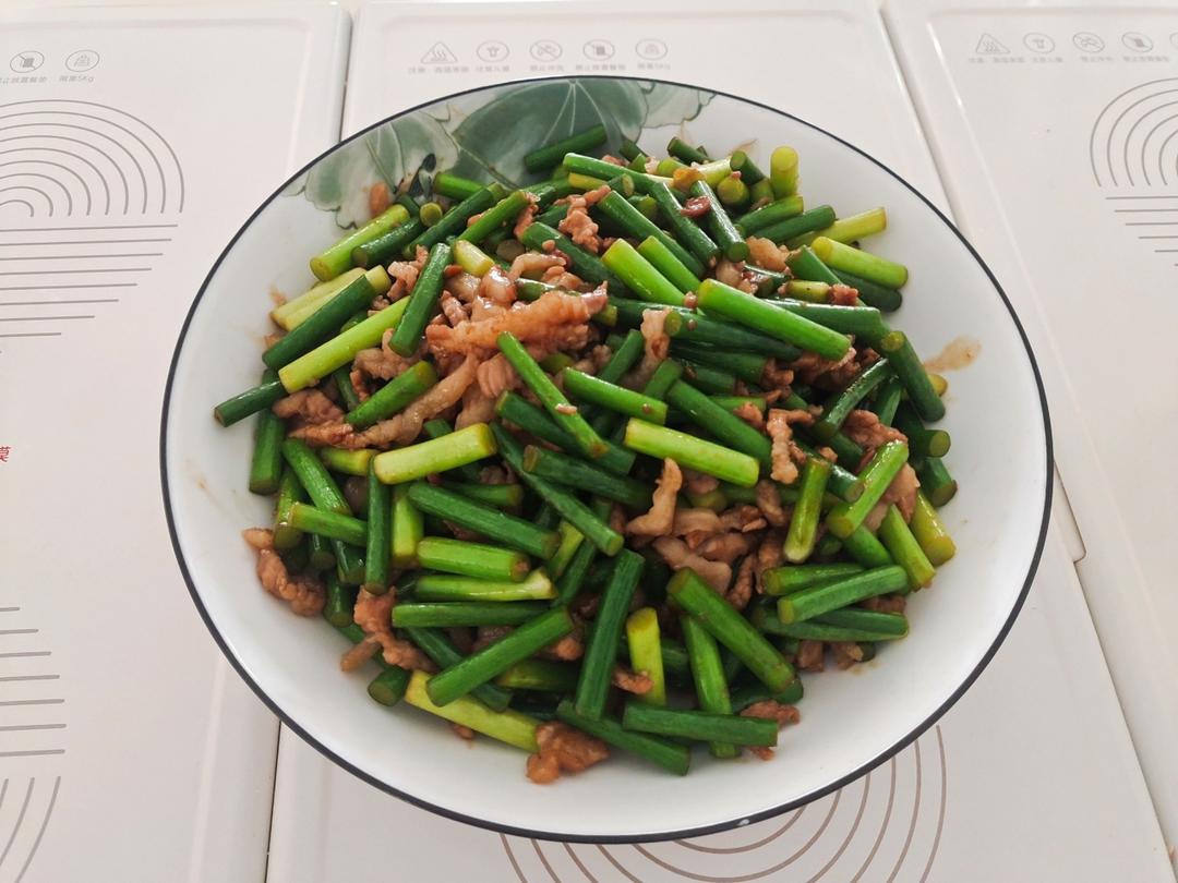 蒜薹炒肉丝