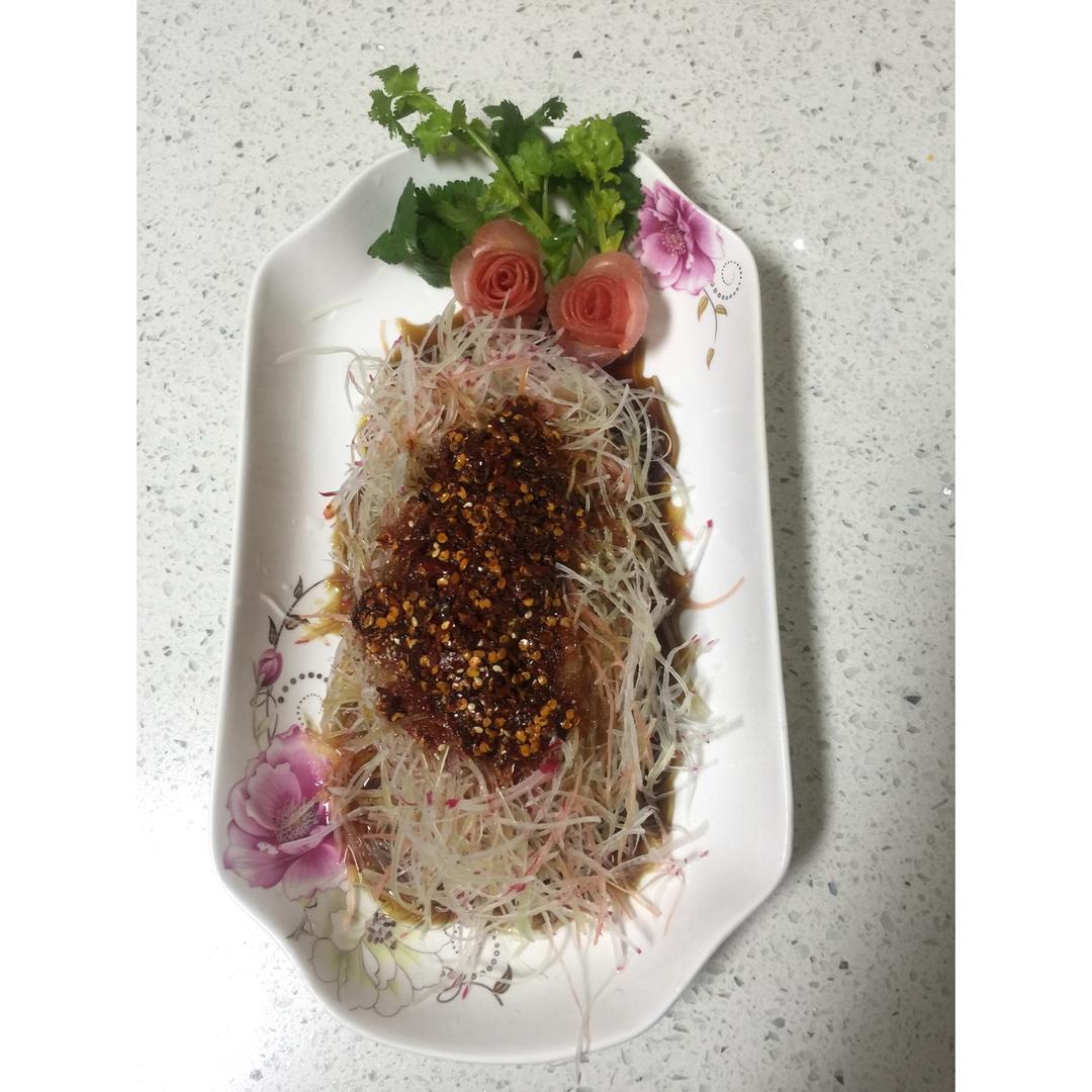 凉拌萝卜丝