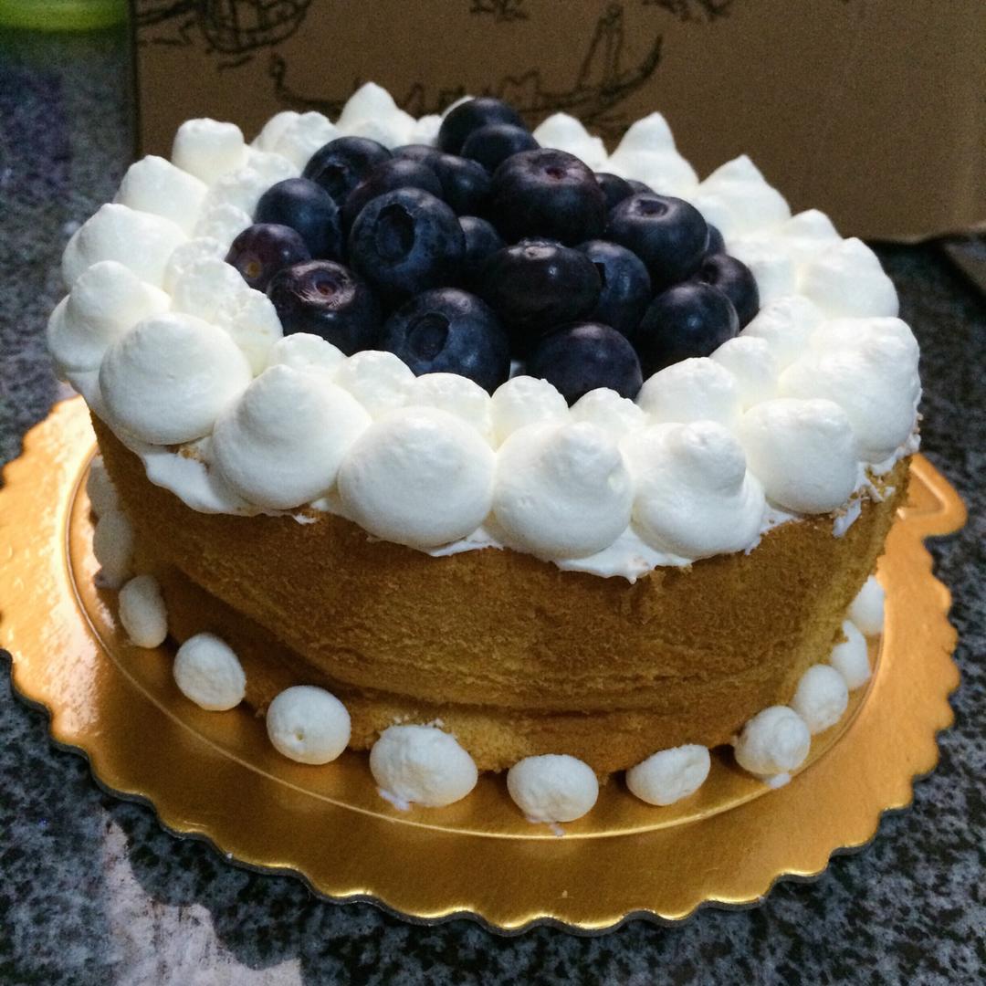 奶油蛋糕的戚风蛋糕坯（更新空气炸锅做法）