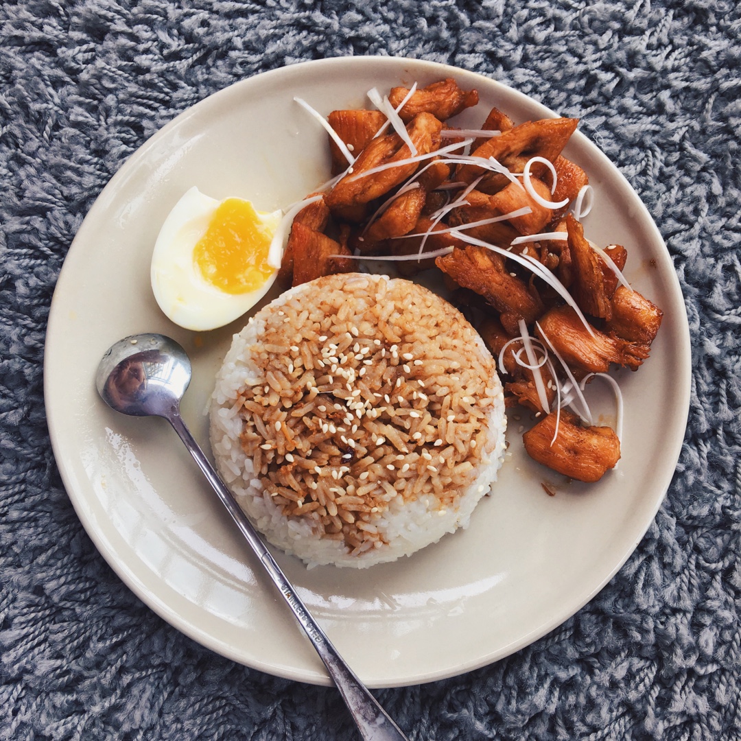简单快手照烧鸡腿饭