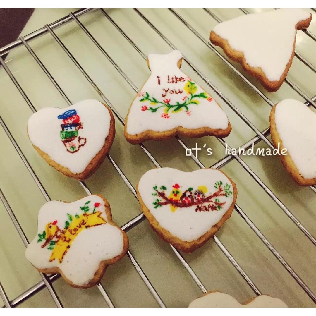 Royal Icing 皇室糖霜饼干 宝宝满月回礼