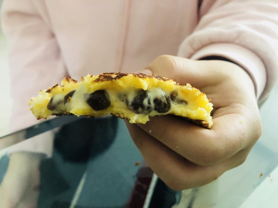 网红爆浆珍珠吐司