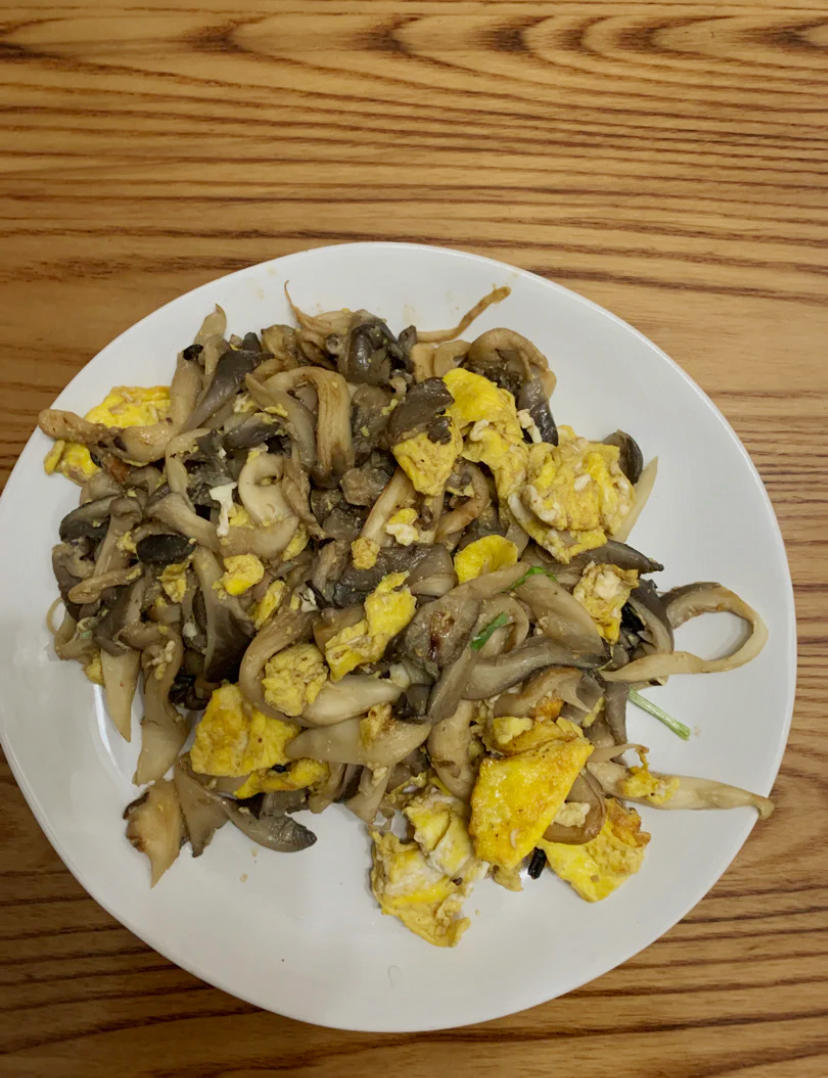 比肉好吃的平菇炒鸡蛋