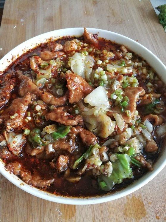 堂妈小厨——水煮肉片