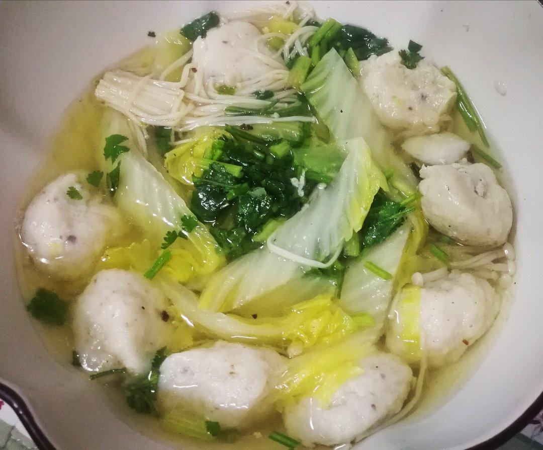 水汆纯猪肉丸（柴葛粉，鸭蛋清版）