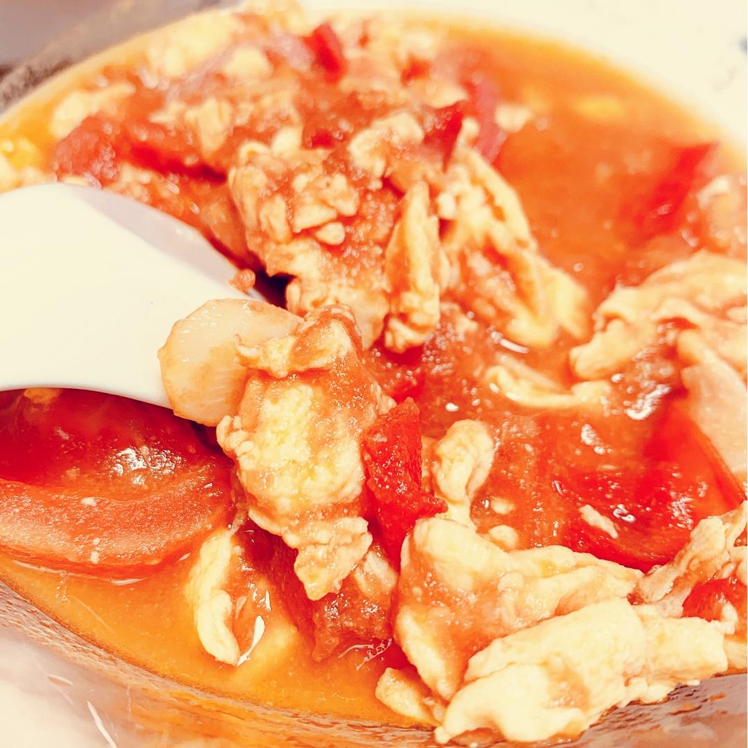 番茄炒蛋（西红柿炒鸡蛋）