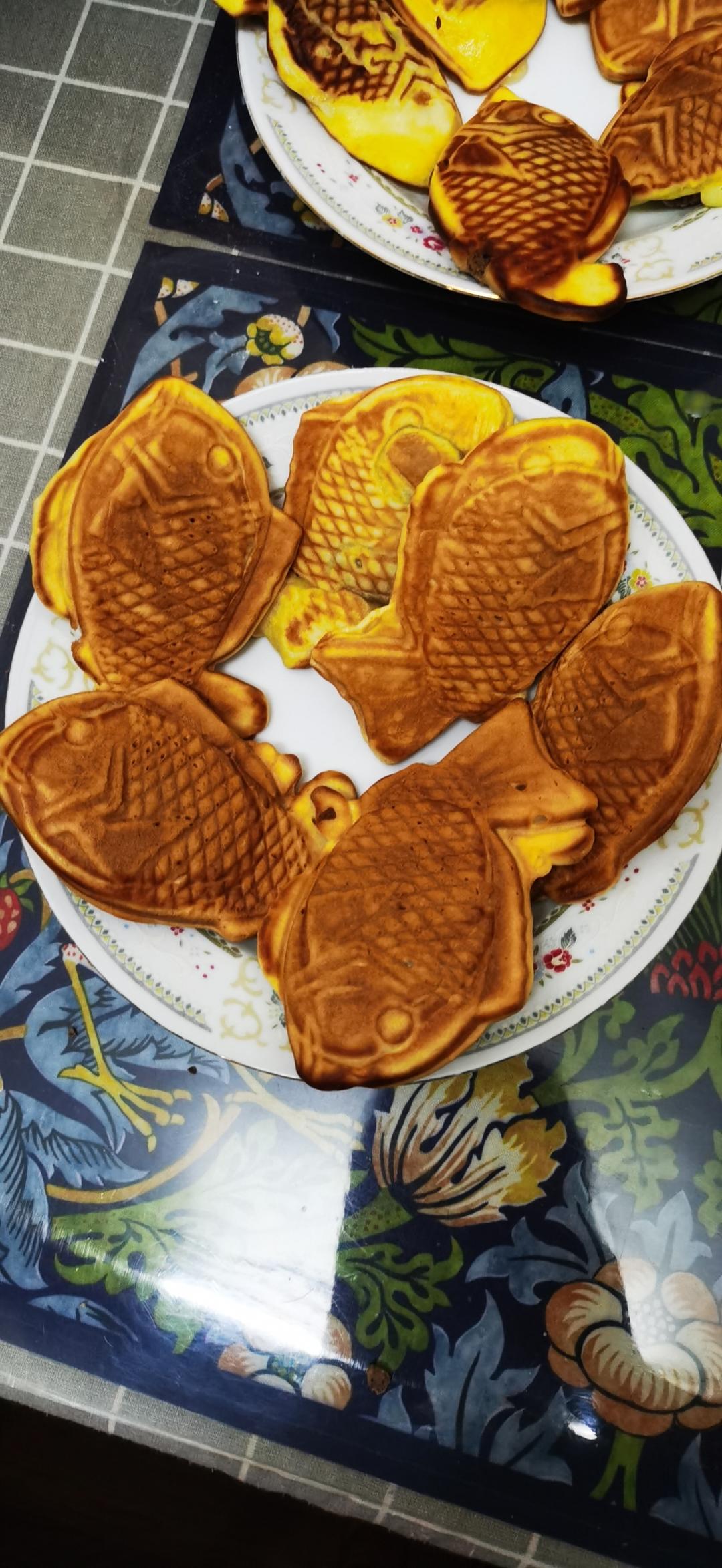 蜂蜜红豆麻薯鲷鱼烧—Kenwood松饼机