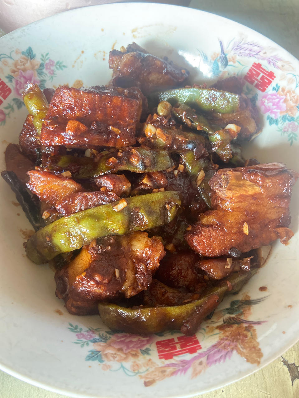硬菜代表--排骨炖豆角土豆（豆角焖面胚子）