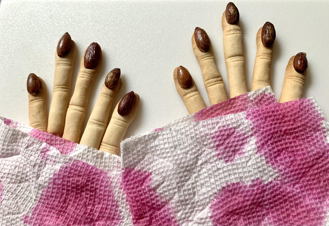 万圣节恐怖女巫手指饼干