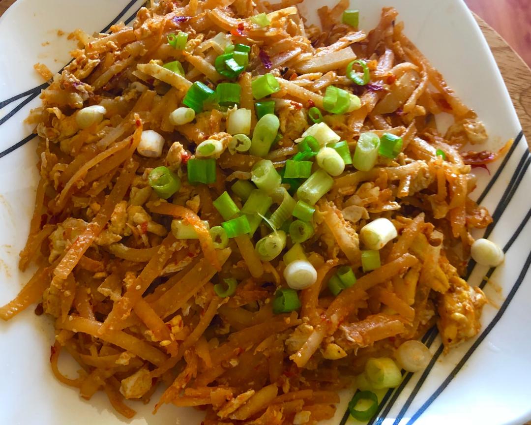 香辣土豆丝鸡蛋的做法