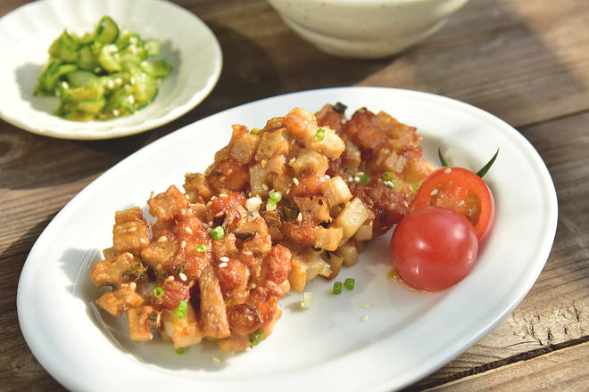 鸡胸莲藕小煎饼的做法