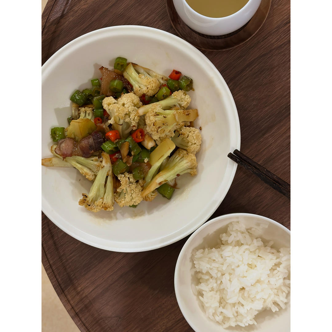 清脆爽韧！干锅菜花绝顶香的保姆级教程！
