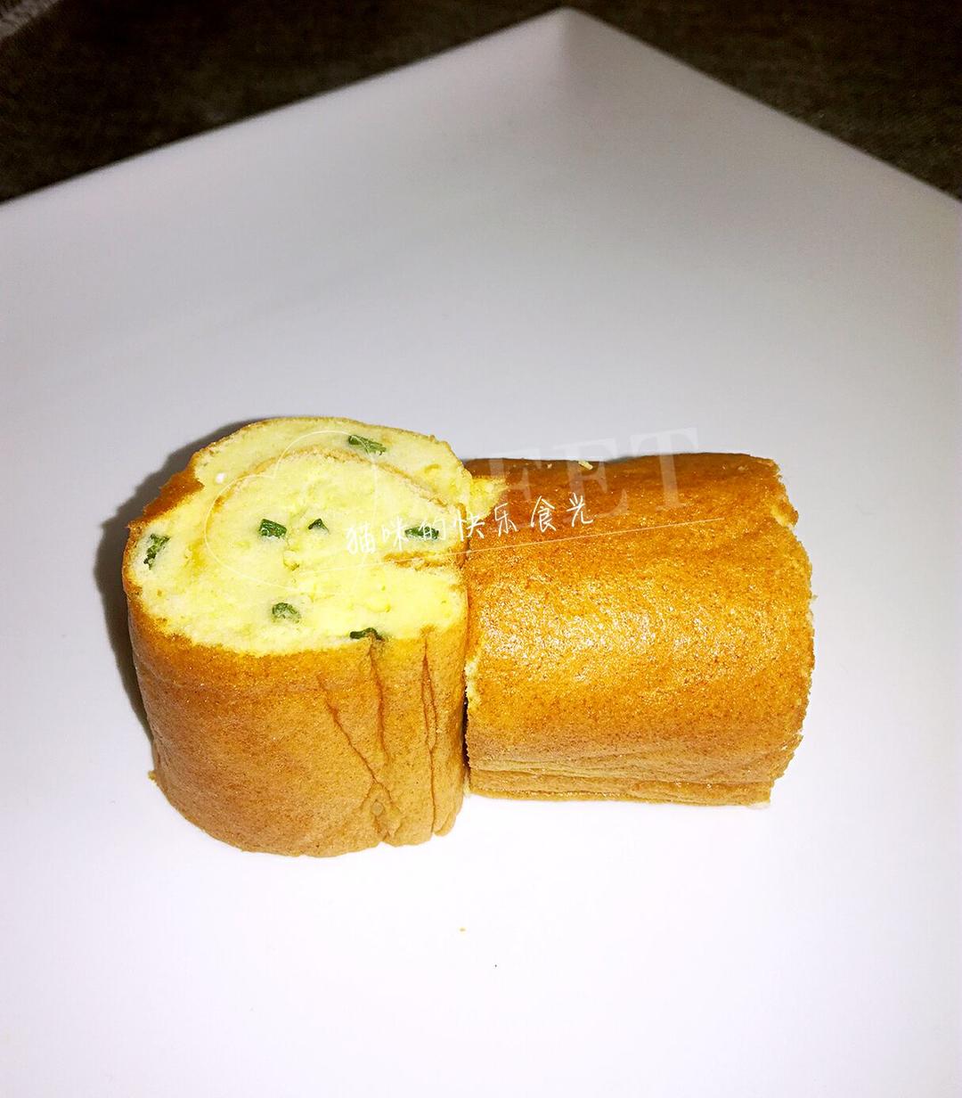 香葱蛋糕卷的做法