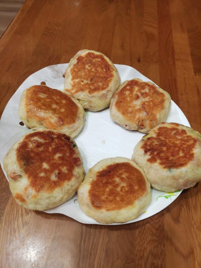 香葱火腿酥饼