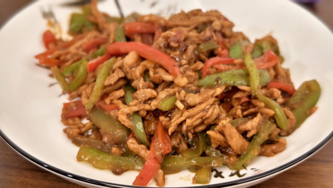 青椒炒肉丝