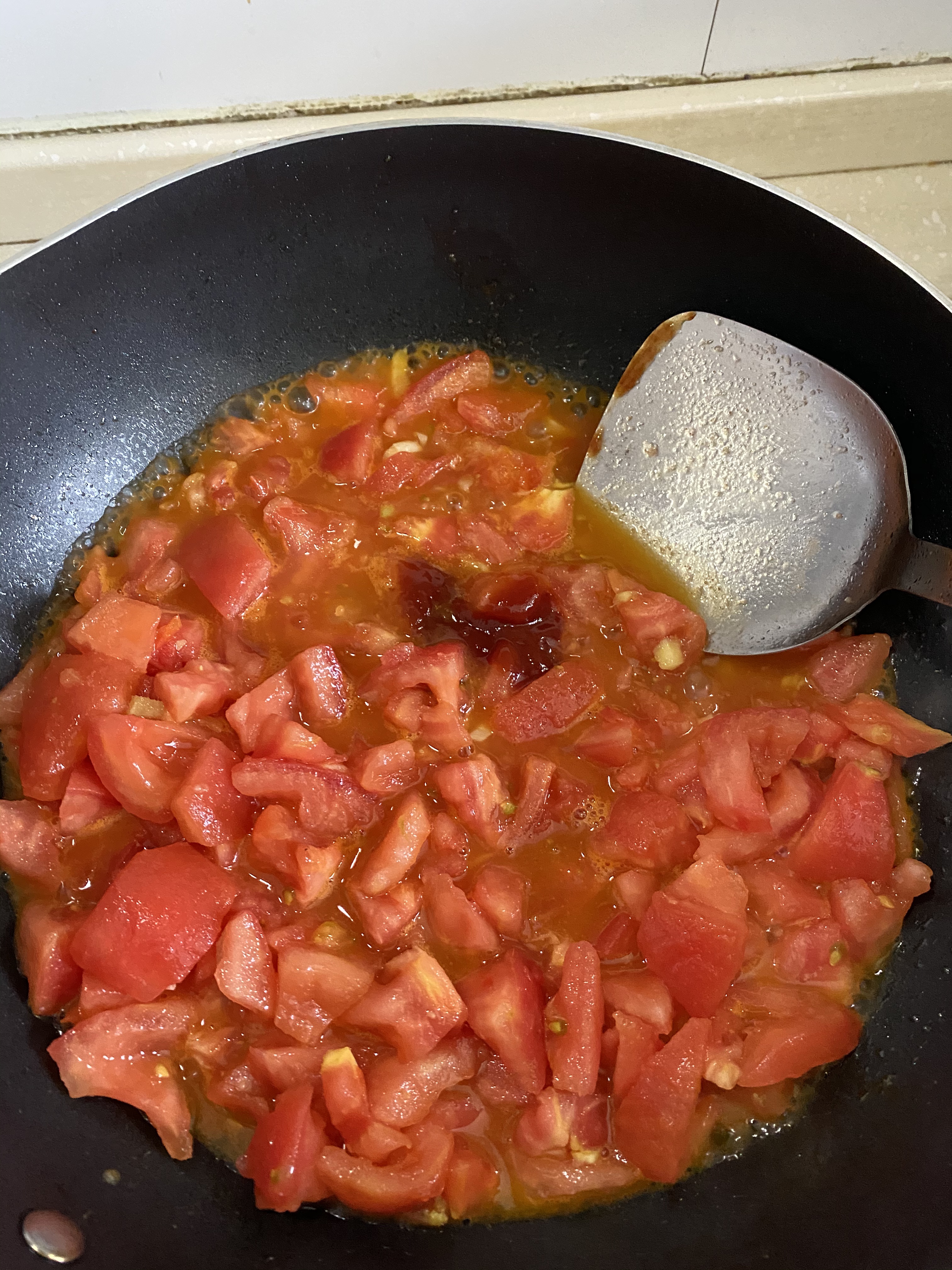 超简单番茄肥牛汤的做法 步骤6