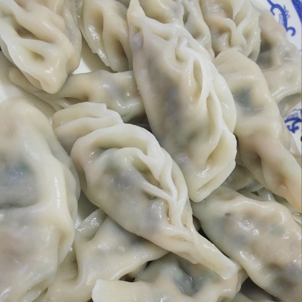 十七君做的猪肉香菇木耳饺子